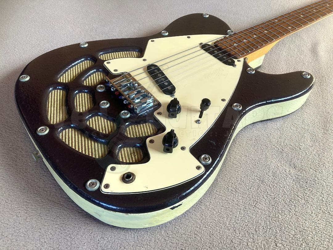 LINDERT LOCOMOTIVE T ブラウンクリーム 1990年代 ギター