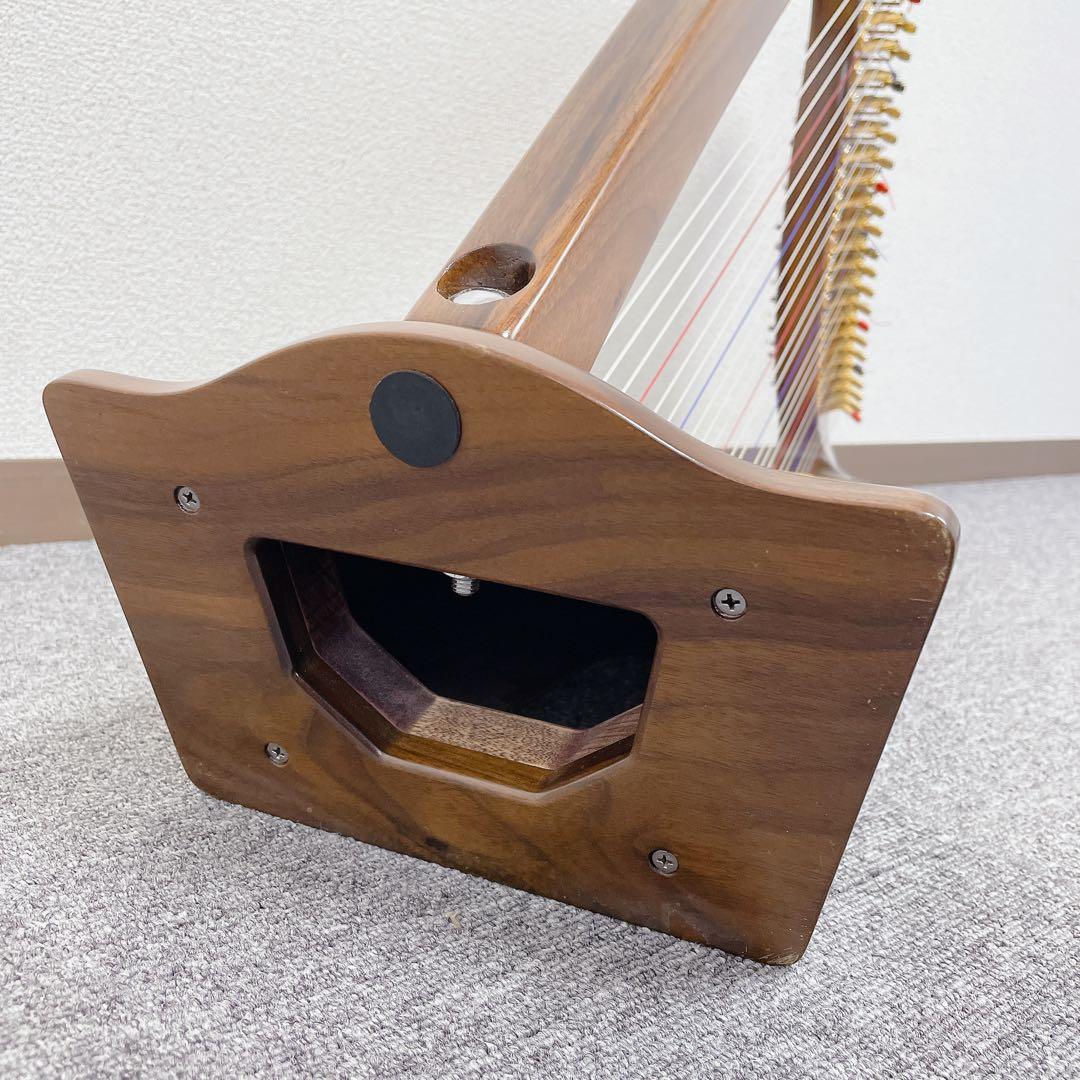liraAOYAMA ハープ 25s 25弦　サウルハープ　ブラウン