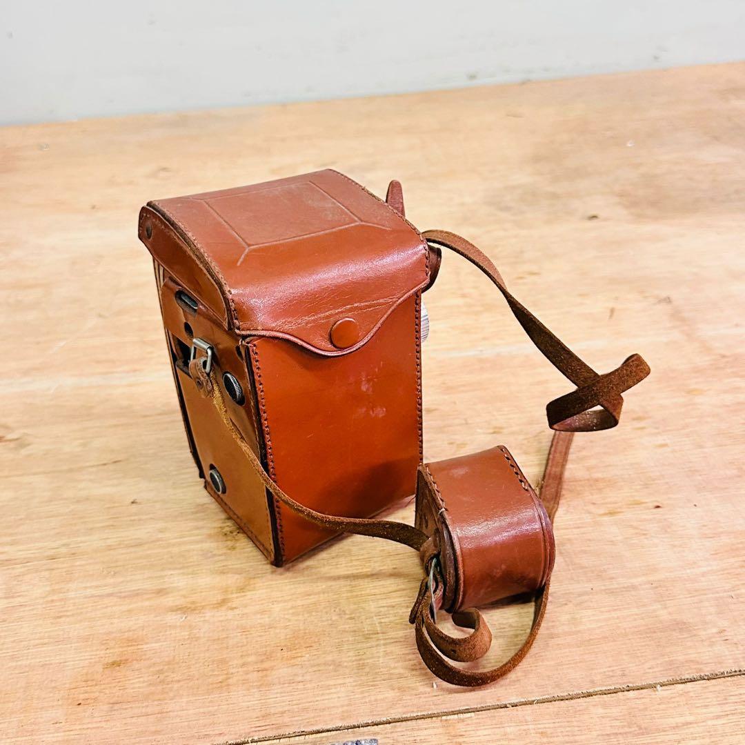YashicaFlex 二眼レフカメラ レザーケース付き動作未確認