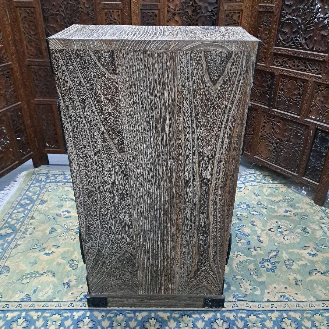 ♡総桐格子戸付き階段タンス 右上がり　左上がり　両面使い♡