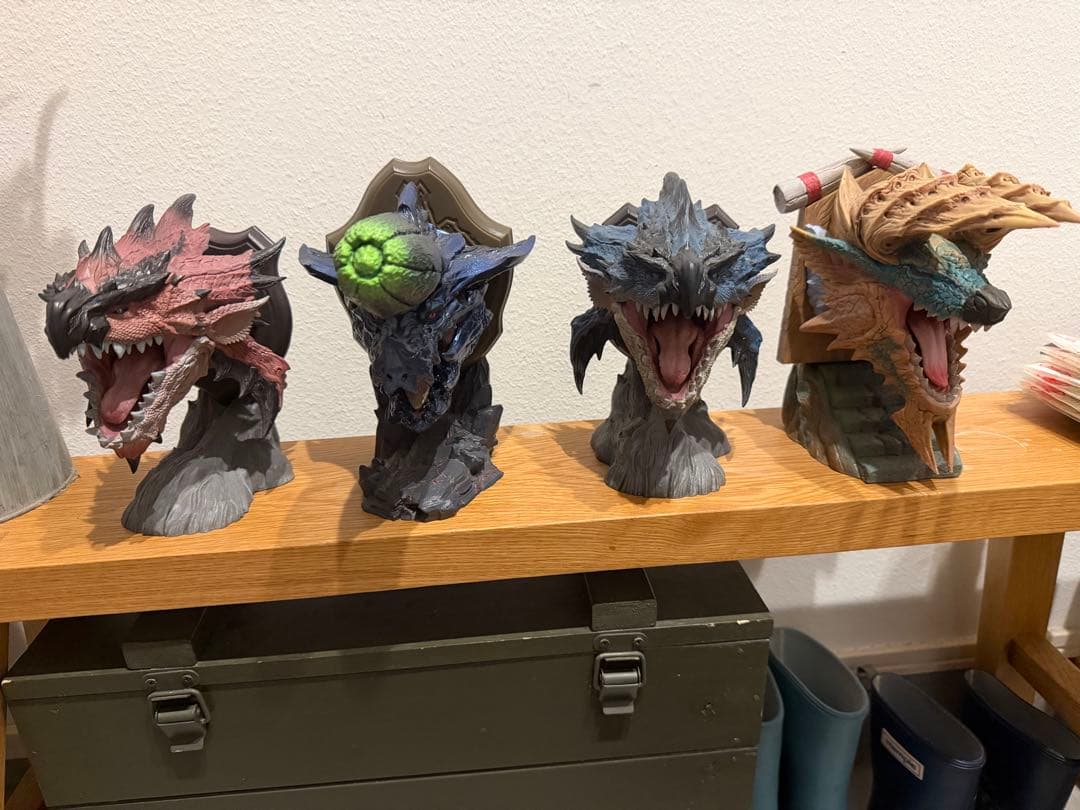 モンスターハンター　ヘッドフィギュア