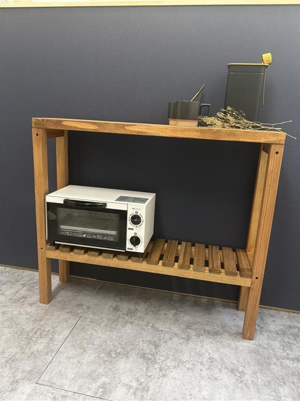 <未来工房 国産杉>　ビッグサイズのwoodラック woodシェルフ