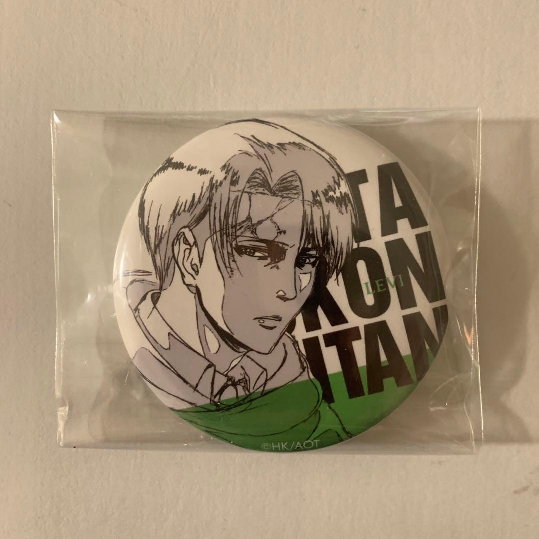 進撃の巨人 リヴァイ wit 缶バッジセット 激レア