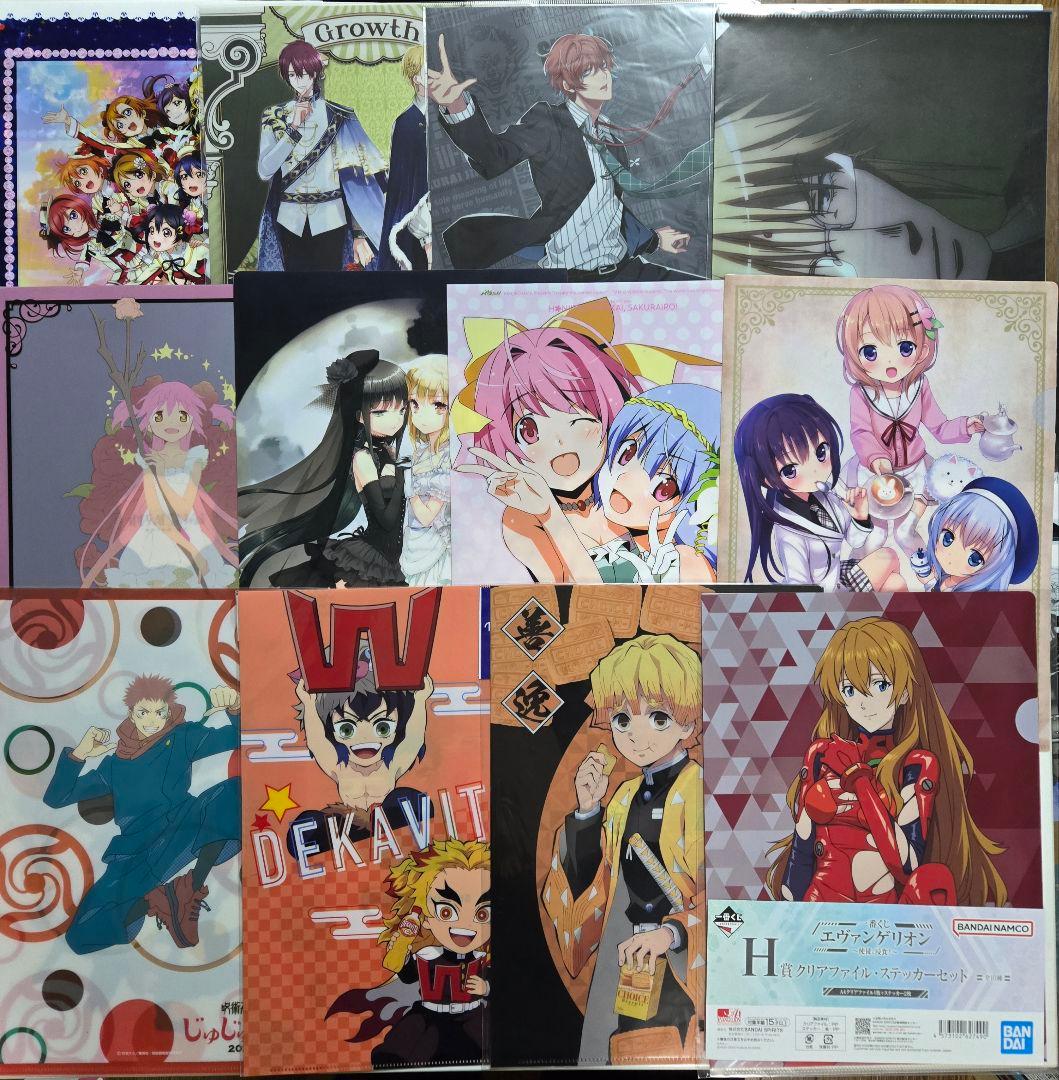 アニメグッズ キャラクターグッズ クリアファイル まとめ売り 250枚以上