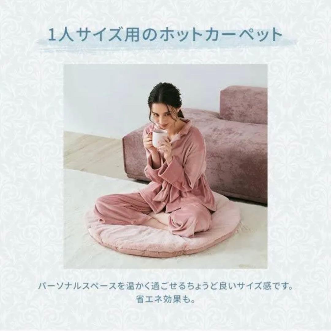 Francfranc 2way パーソナルカーペット(ピンク)