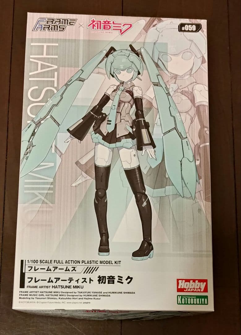 コトブキヤ フレームアームズ 1/100 フレームアーティスト 初音ミク