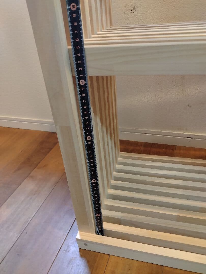 木製　ハンドメイド　オーダー　格子　棚　アクアラック　シェルフ　水槽台　金魚