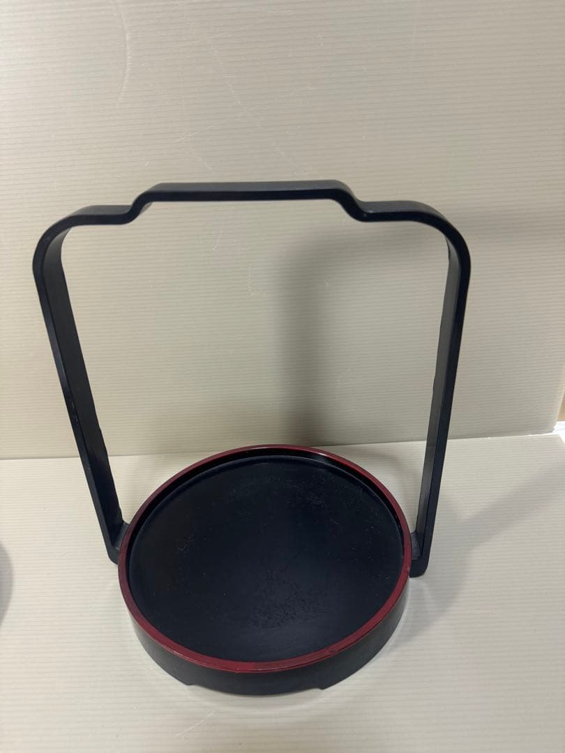 2295 伊万里風 松竹梅 三段重 提げ台