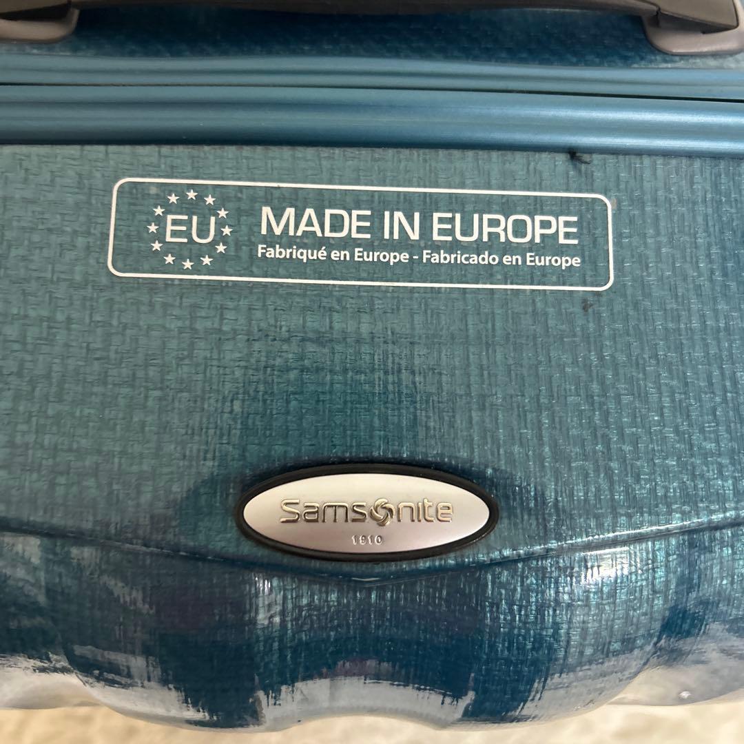 【美品】サムソナイト コスモライト スピナー エメラルドグリーン　68l