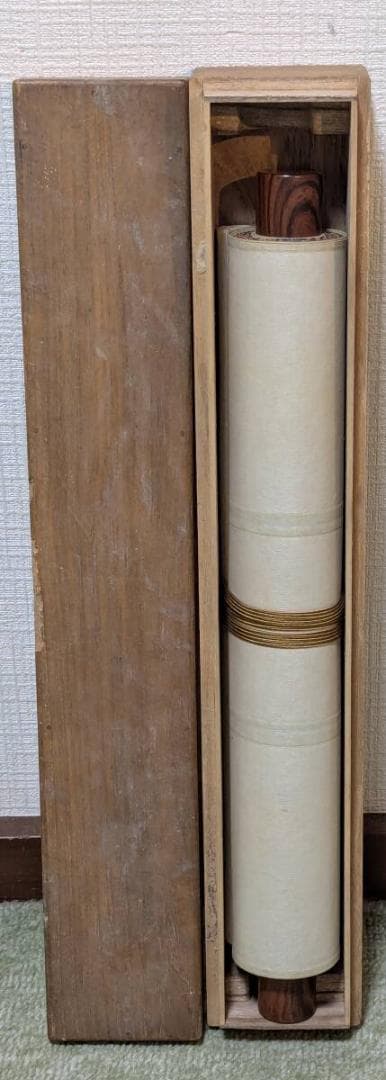 【真作】掛軸　しだれ柳に燕図　花鳥画　柔らかな墨彩の世界　合箱入　S173