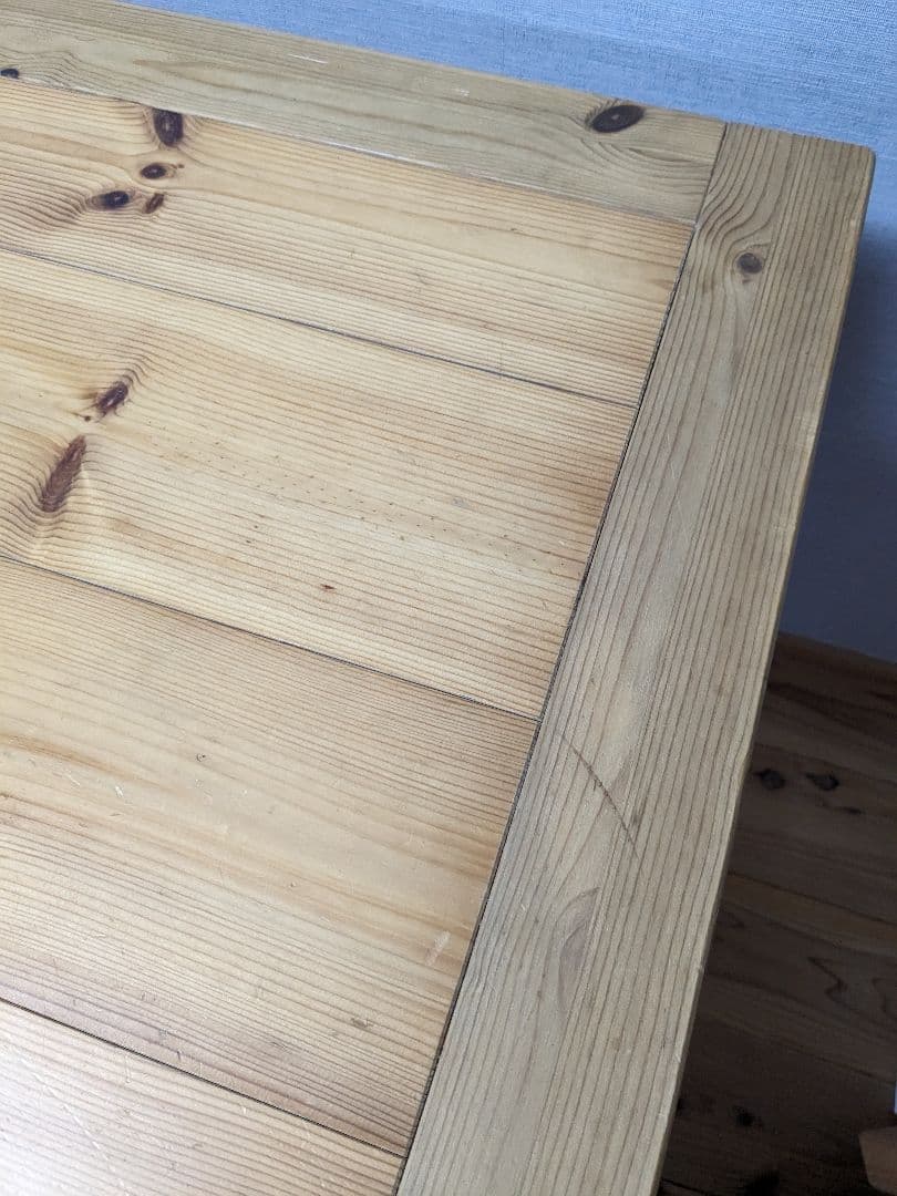 パイン材　ダイニングテーブル　4人掛け　4人　ボルドーパイン　レッドパイン