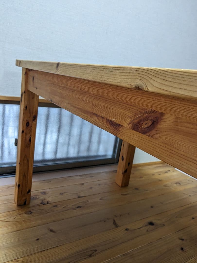 パイン材　ダイニングテーブル　4人掛け　4人　ボルドーパイン　レッドパイン