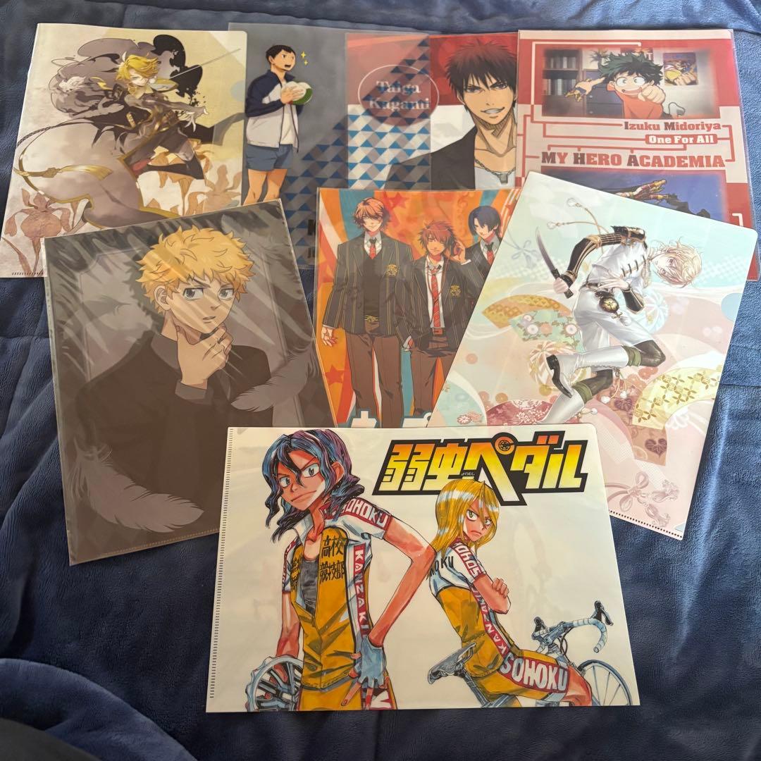 ハイキュー うたプリ 進撃の巨人 刀剣乱舞 マギ ヒロアカ クリアファイル
