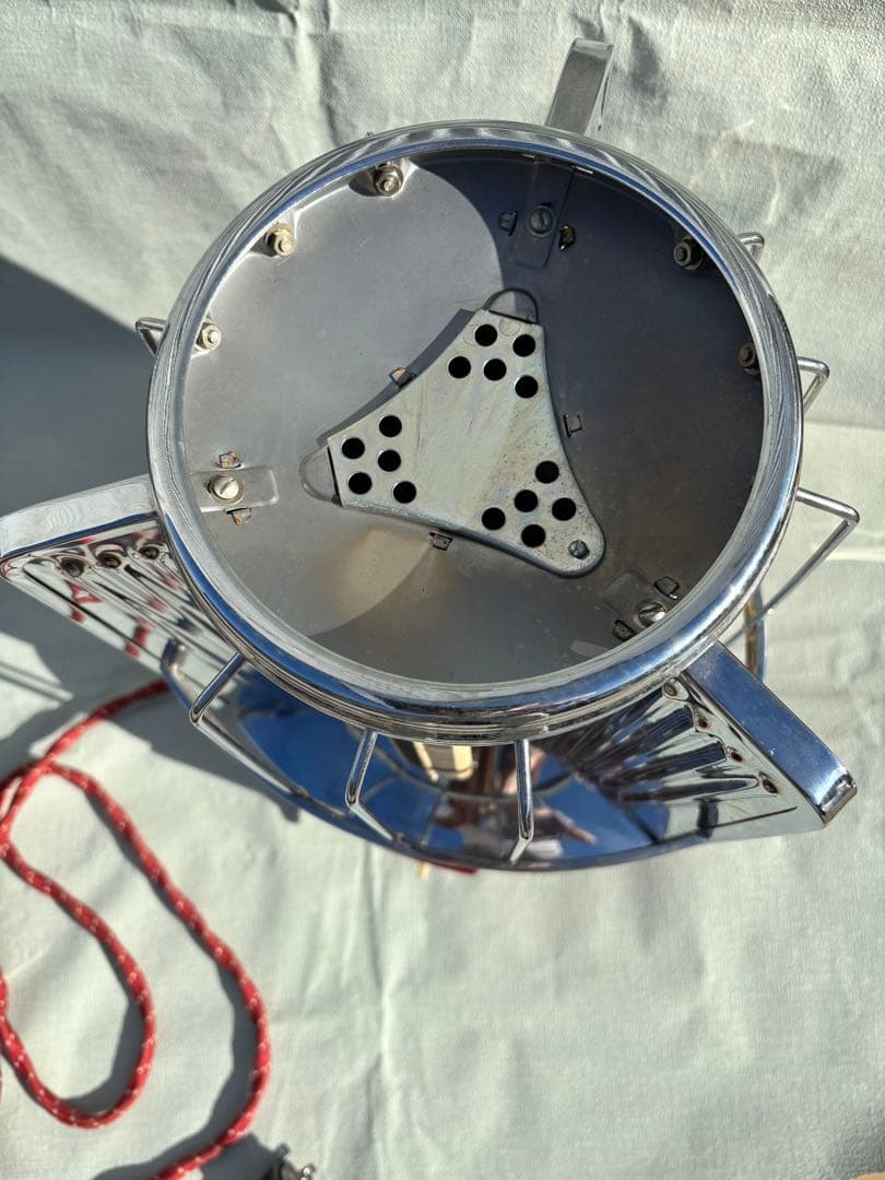 ナショナルの可愛いレトロな三角パネル電気ストーブ　作動品　NATIONAL 希少