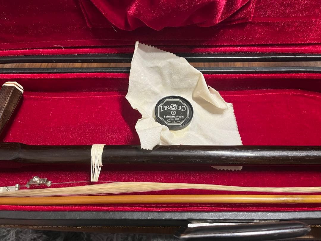 二胡 敦煌牌 上海民族楽器 胡弓 南胡 弦楽器 ハードケース付 中国