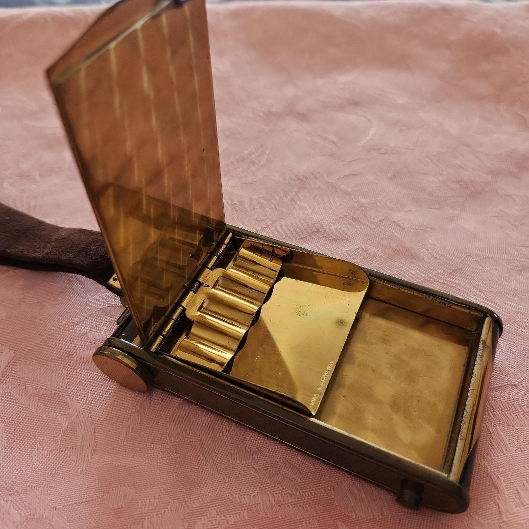 ヴィンテージミュージカルカムラ　アールデコ　ドイツ　ミラー　タバコケース　リップ