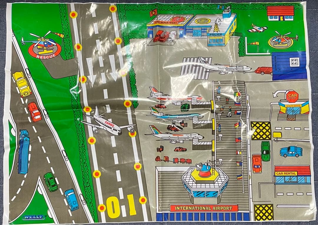 JAS レインボーセブン 777 ちびっ子空港セット ダイキャスト