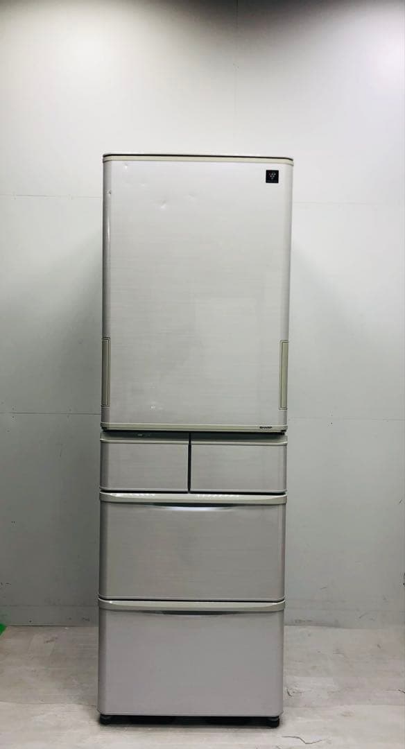 18年製　シャープ　冷蔵庫　5ドア　412L SJ-P411D-H