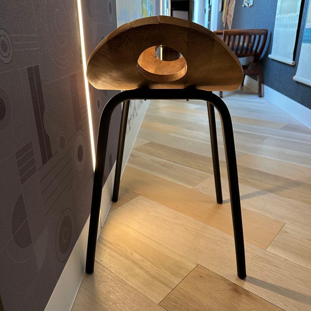 【引き取りお値引き】宮武製作所　木製スツール　天然木