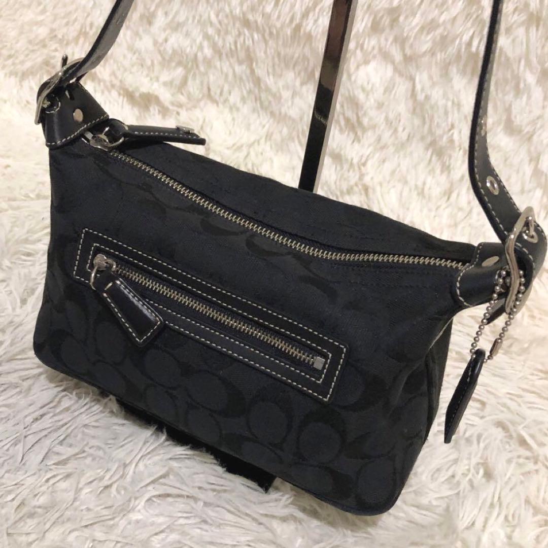 新品同様✨コーチ COACH ワンショルダー ハンドバッグ シグネチャー