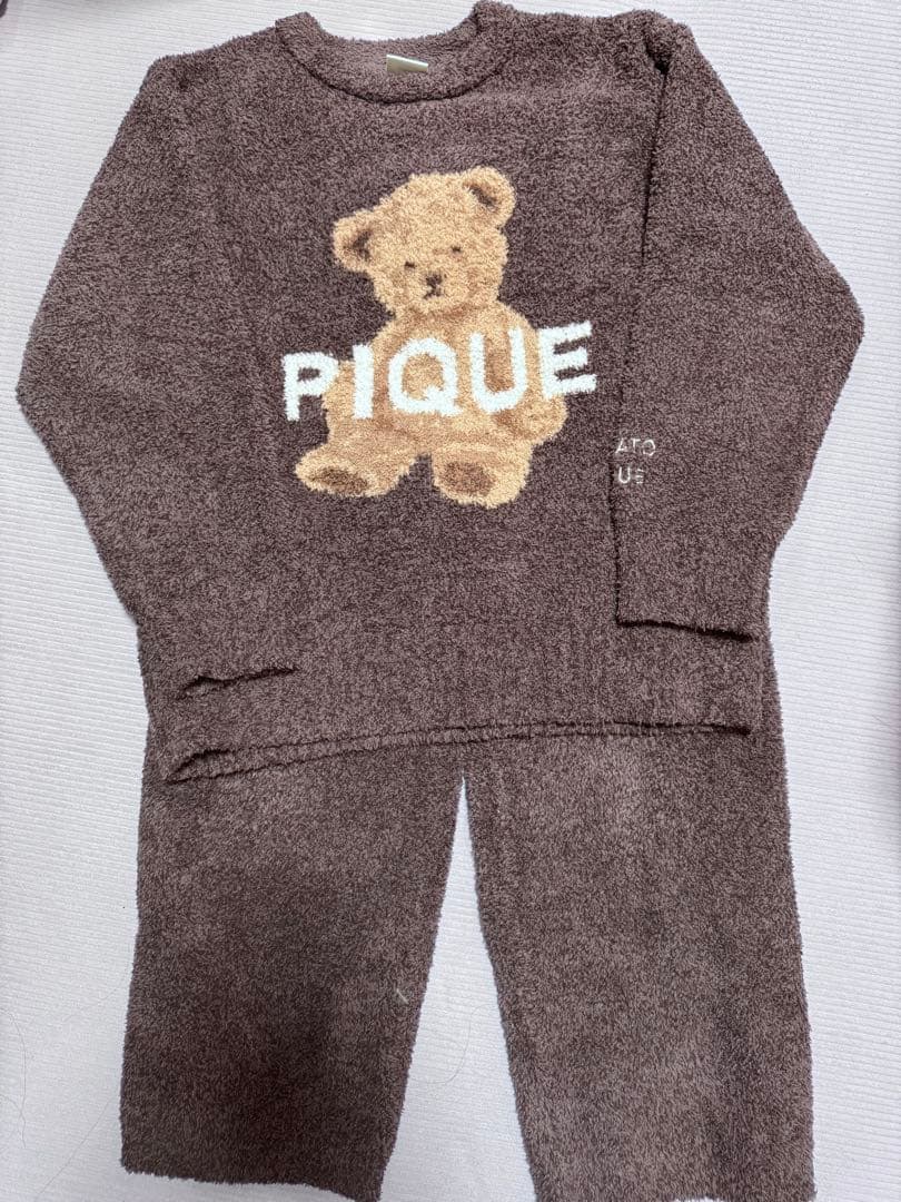 【メルミユ】ジェラピケ パジャマ クマ