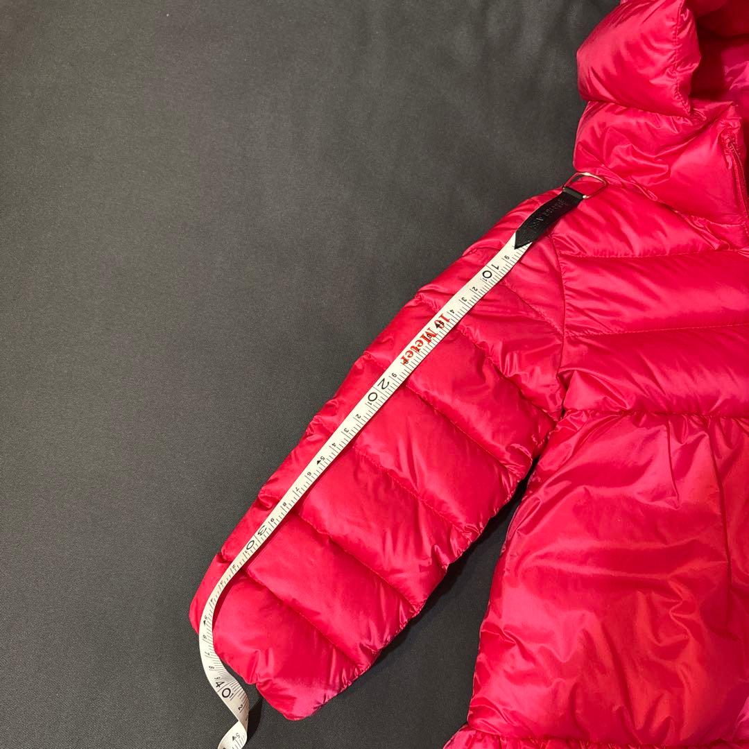【美品】Moncler フード付き ピンク ダウンコート　92cm
