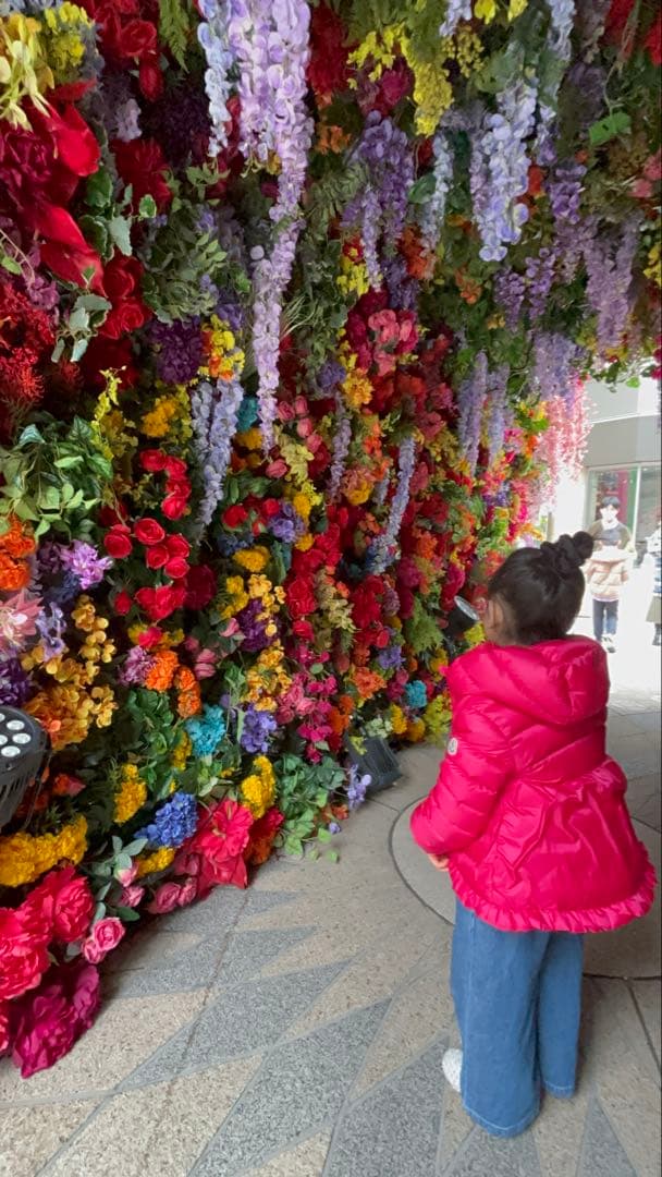 【美品】Moncler フード付き ピンク ダウンコート　92cm