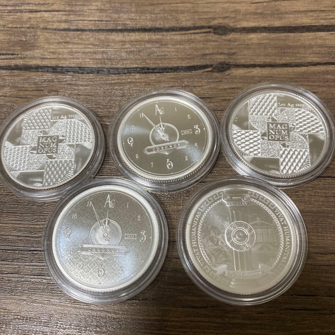 純銀　1オンス 5枚セット NIUE銀貨