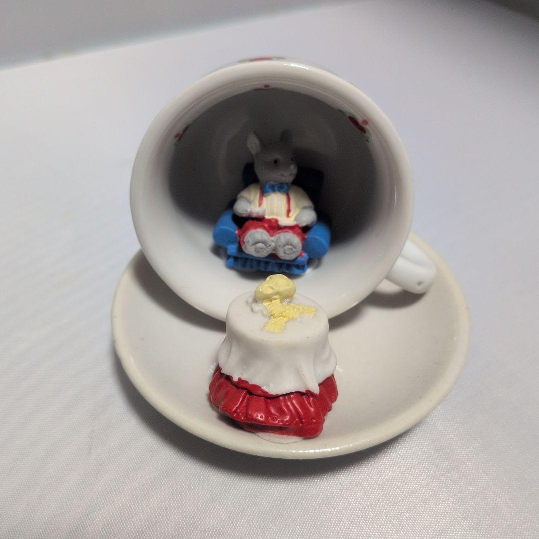 ドイツ製 ロイターポーセリン ミニチュア ポット ティーカップ