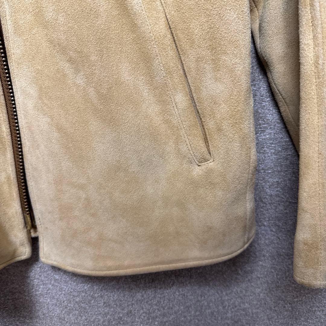 い*じ様 【美品・定価7万】Schott JS別注 スエードファラオコート 36