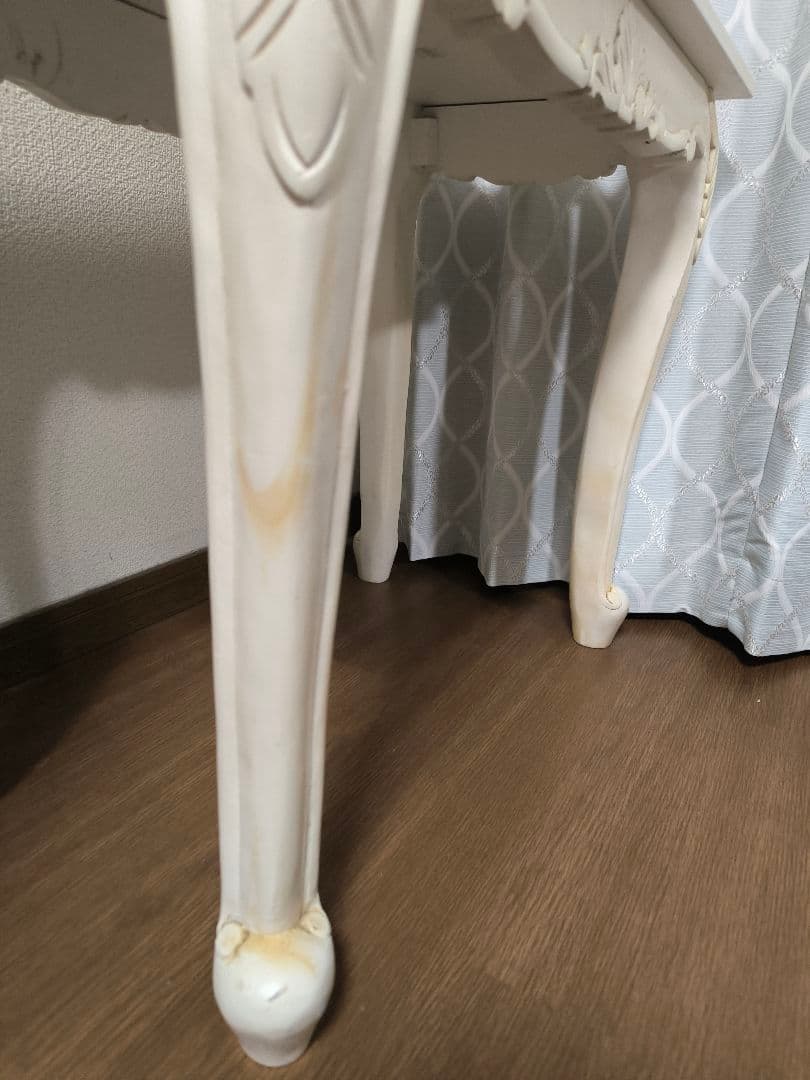 【5/15まで値下】ネストテーブル　ロココ調　猫足　三点セット　アンティーク　姫