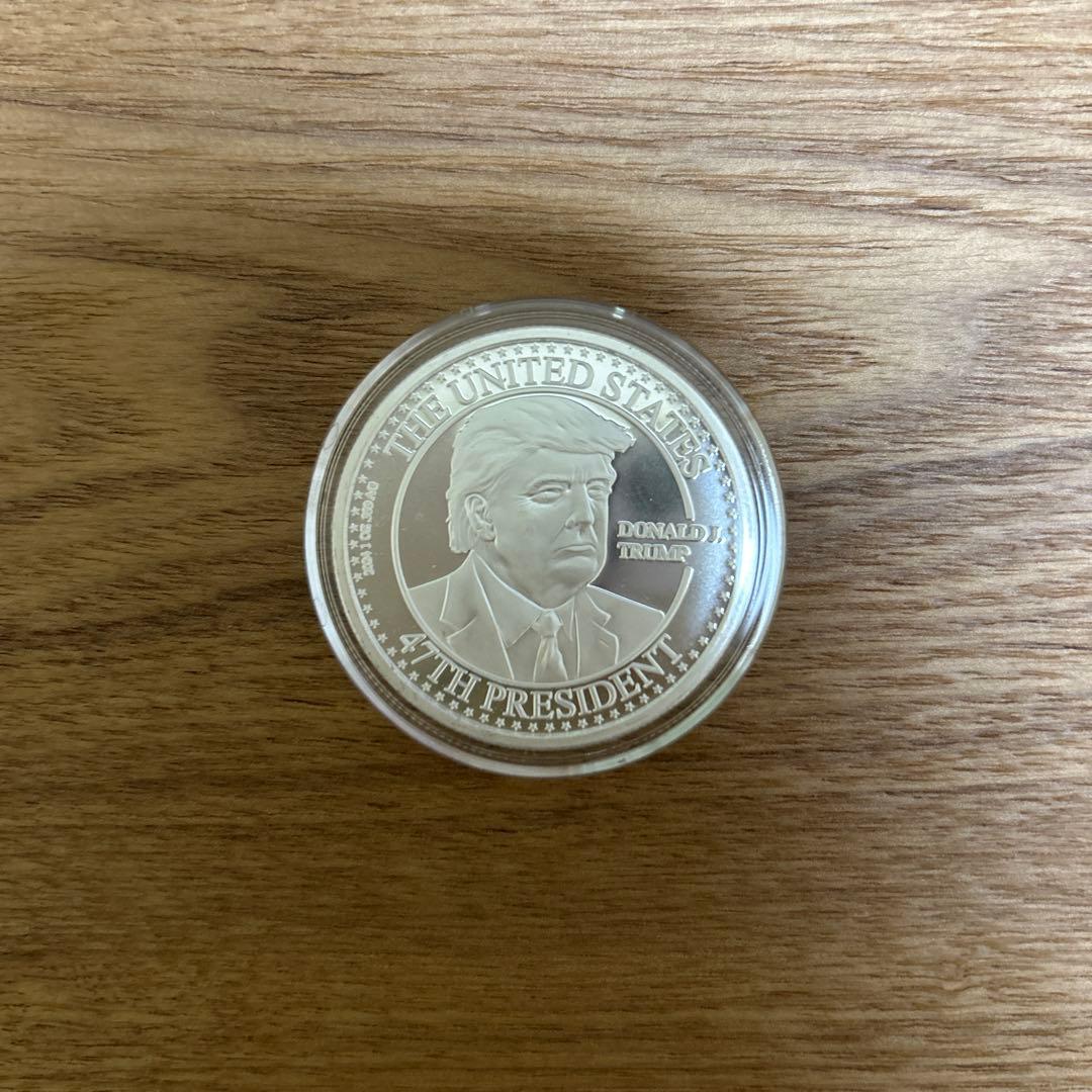 銀　第47代アメリカ大統領選出記念メダル