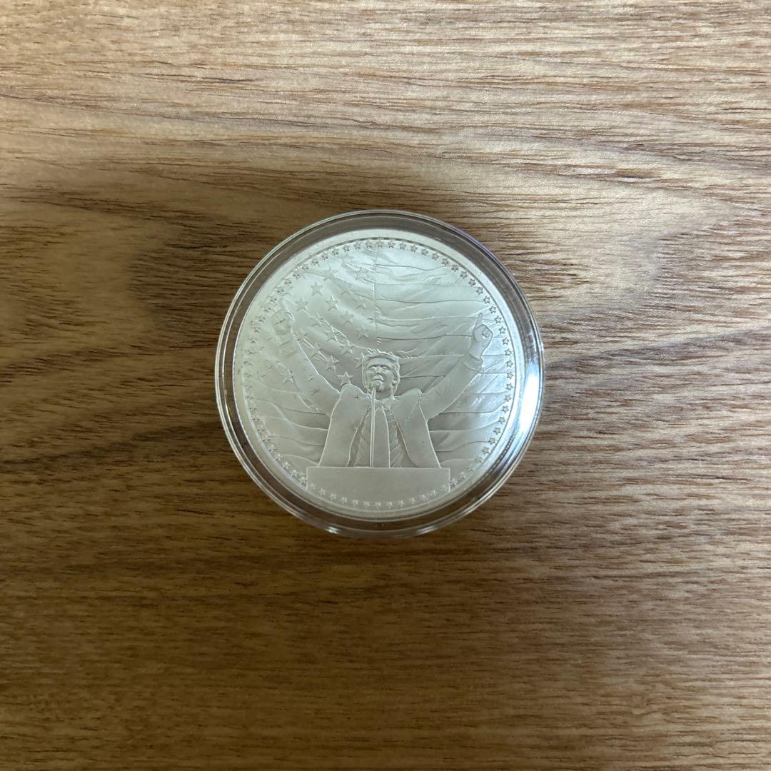 銀　第47代アメリカ大統領選出記念メダル