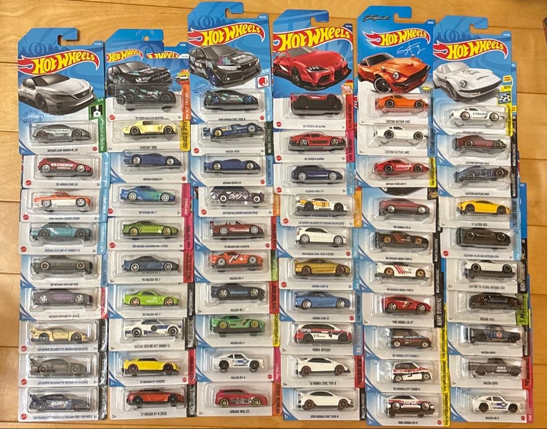 S*t様 ホットウィール 日本車まとめ売り 59台