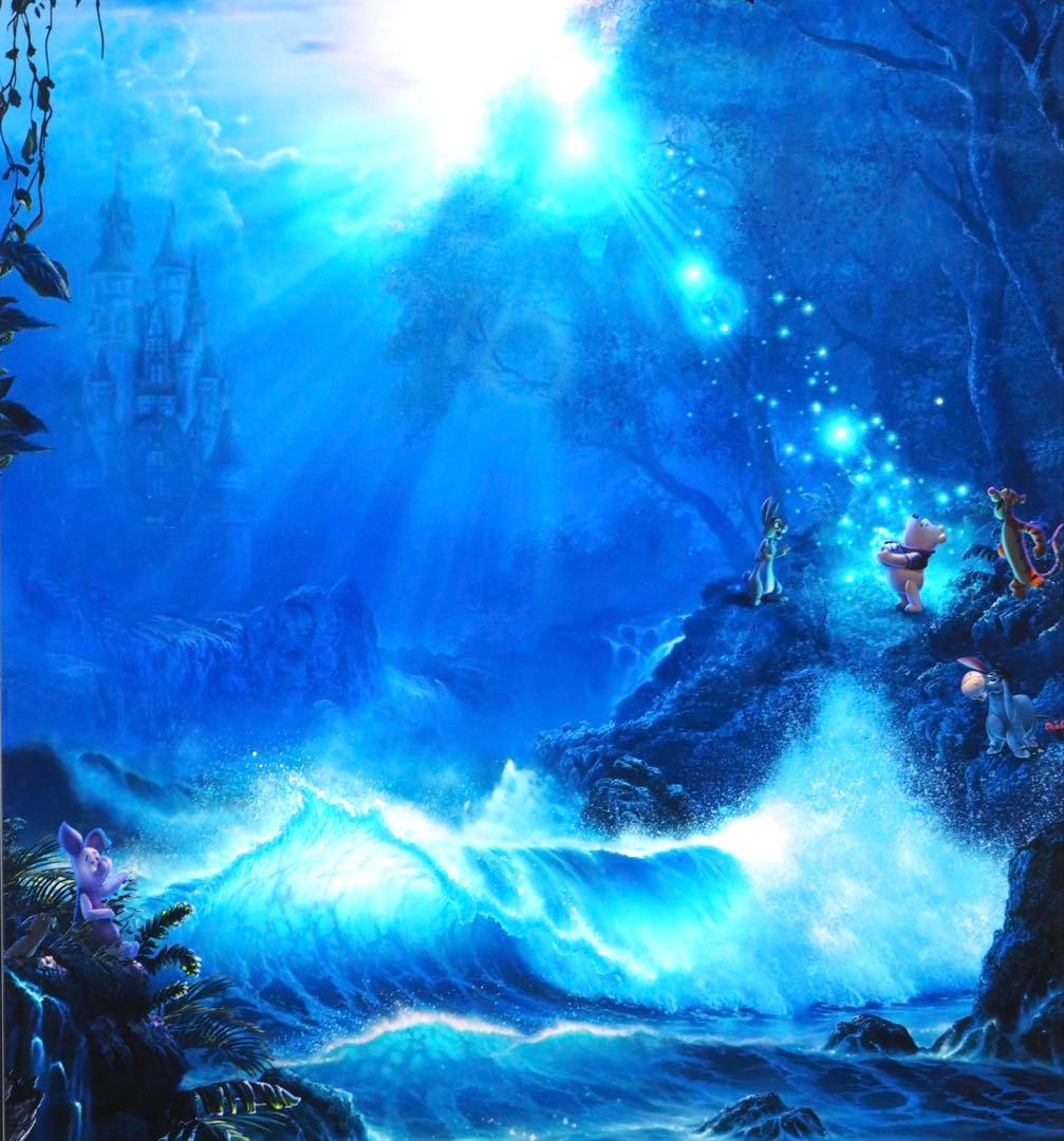 みるる■クリスチャンラッセン 版画 ウィニーザプー マジックデイ