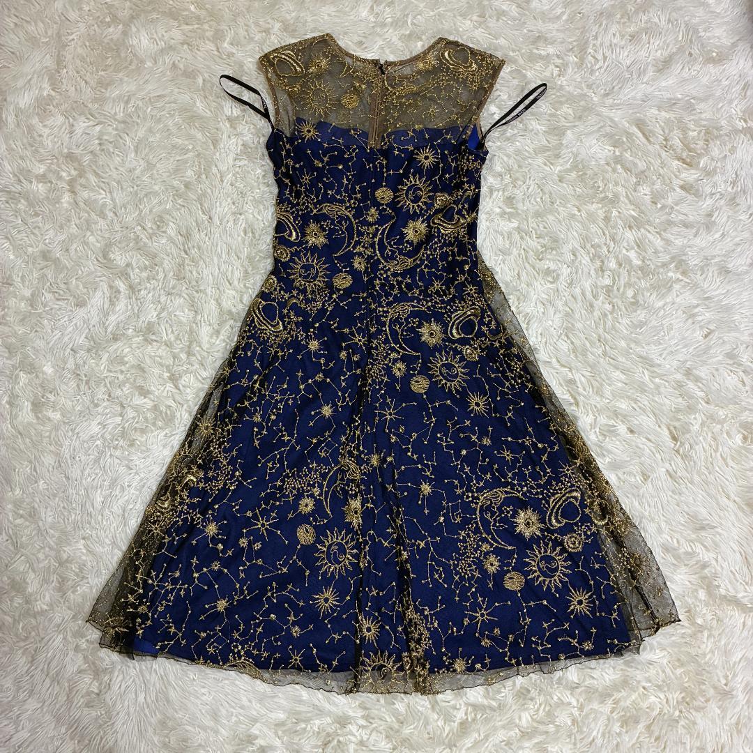【美品】タダシショージ　TADASHI SHOJI カクテルドレス　Mサイズ