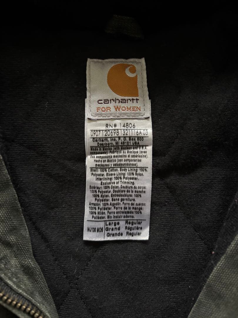 す*め様 Carhartt カーハート アクティブジャケット　モスグリーンmos