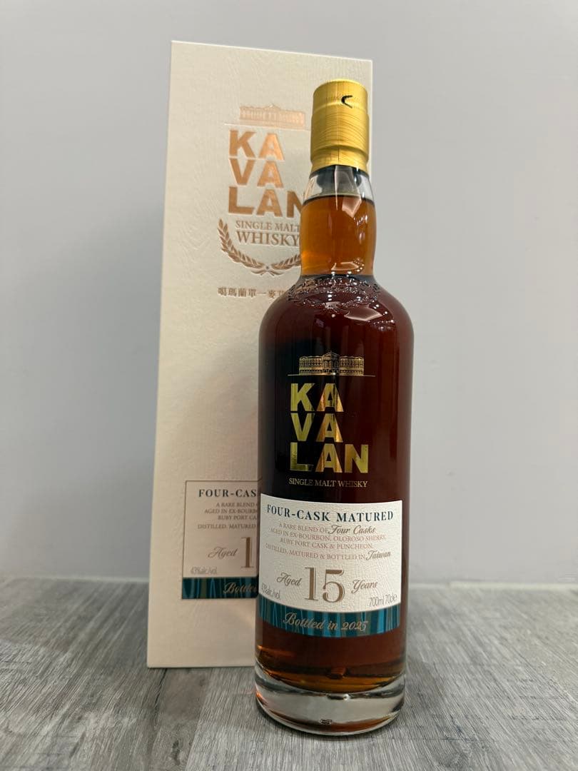 カバラン 初の15年年数熟成 数量限定 2025 KAVALAN