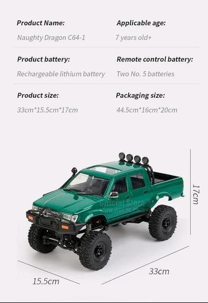 【新品・海外限定カラー】WPL ラジコンカー C64-1 Hilux