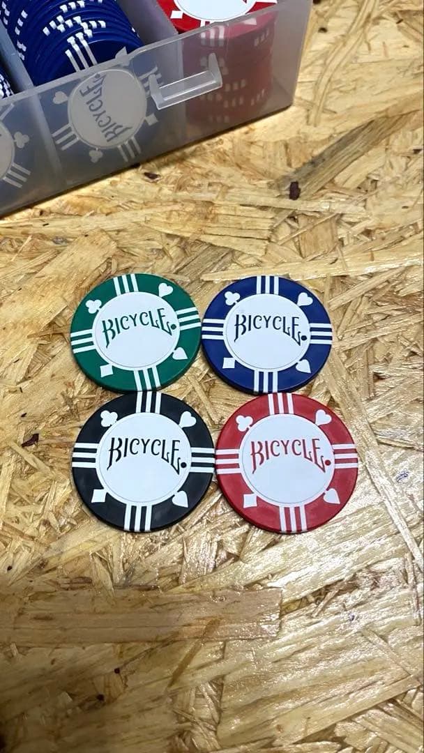 Bicycle バイシクル カジノチップ　ポーカーチップセット 大量　200枚