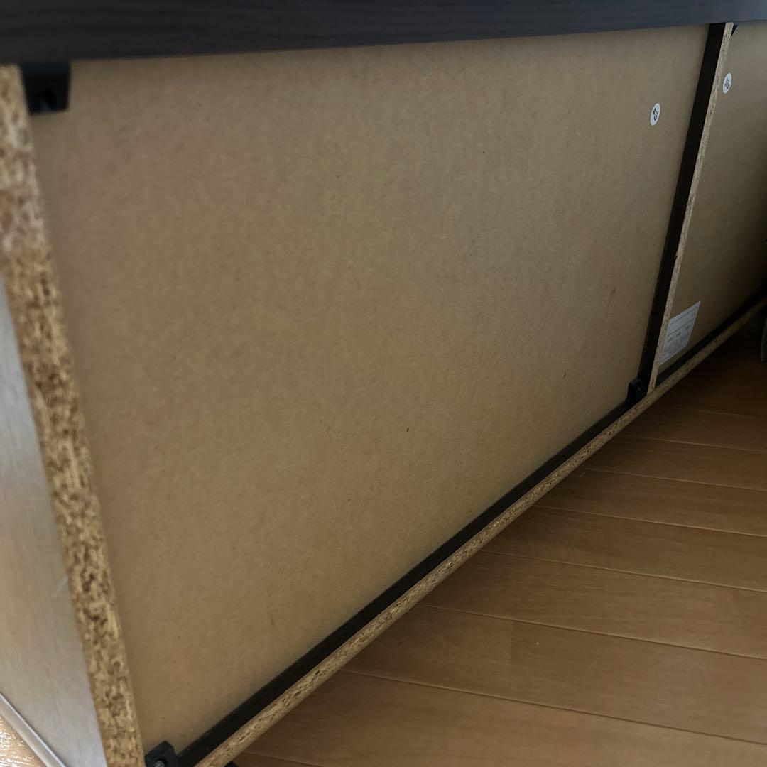 ニトリ　テレビ台　木目調　ブラウン　ローボード　ダイス　120cm