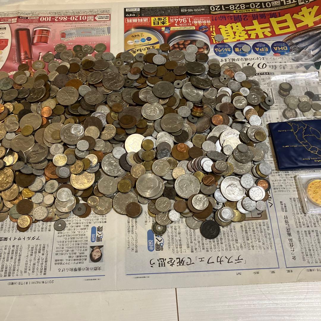 外国　日本古銭　まとめ売り　約6.3kg