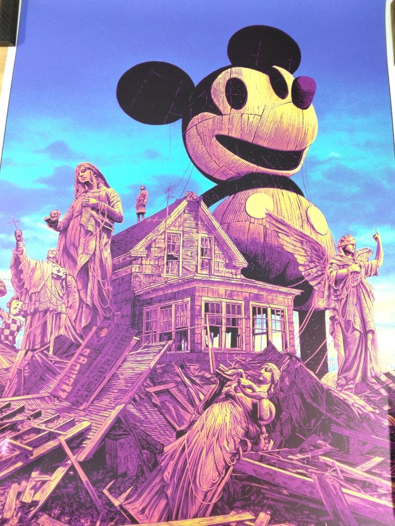 ミッキー　ディズニー　シルクスクリーン　ぷーさん　ダフィー　スティッチ　ジーニー