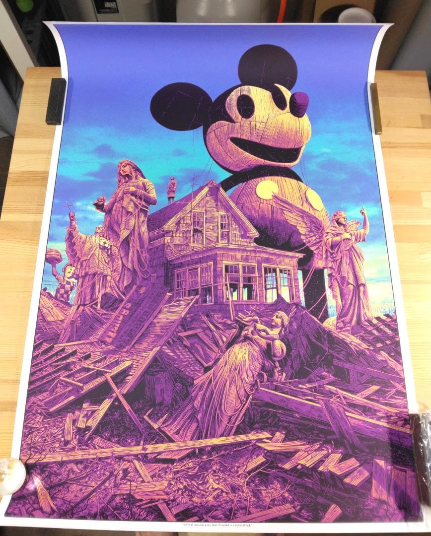 ミッキー　ディズニー　シルクスクリーン　ぷーさん　ダフィー　スティッチ　ジーニー