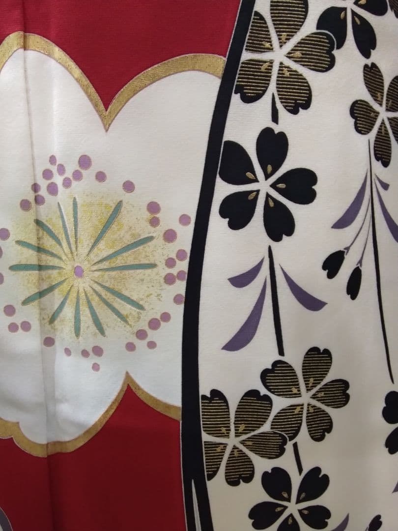 【専用】振袖フルセット、正絹振袖、半襟重ね衿、帯揚げ帯締め、西陣袋帯、長襦袢、H