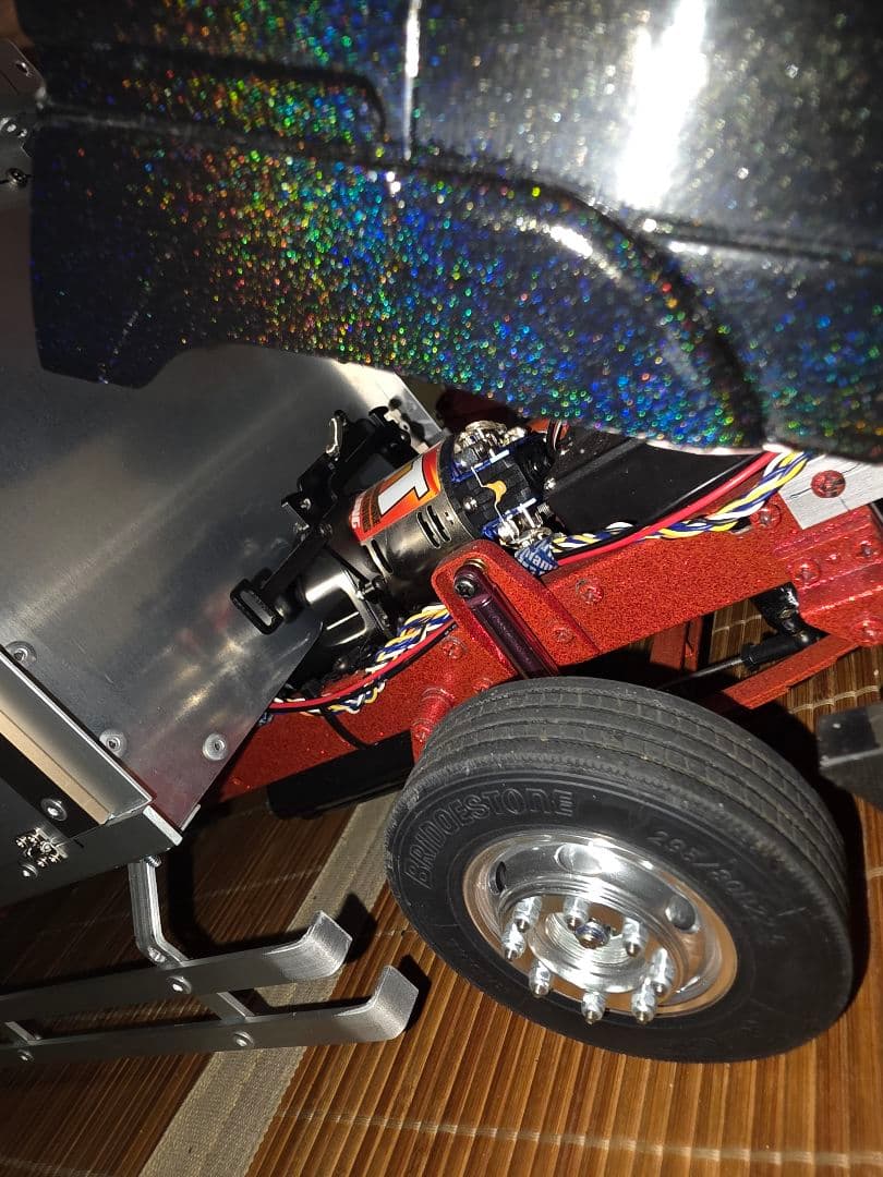 【6月7日まで限定価格】1/14 デコトラ ラジコン 日野 ドルフィン　ムネトラ