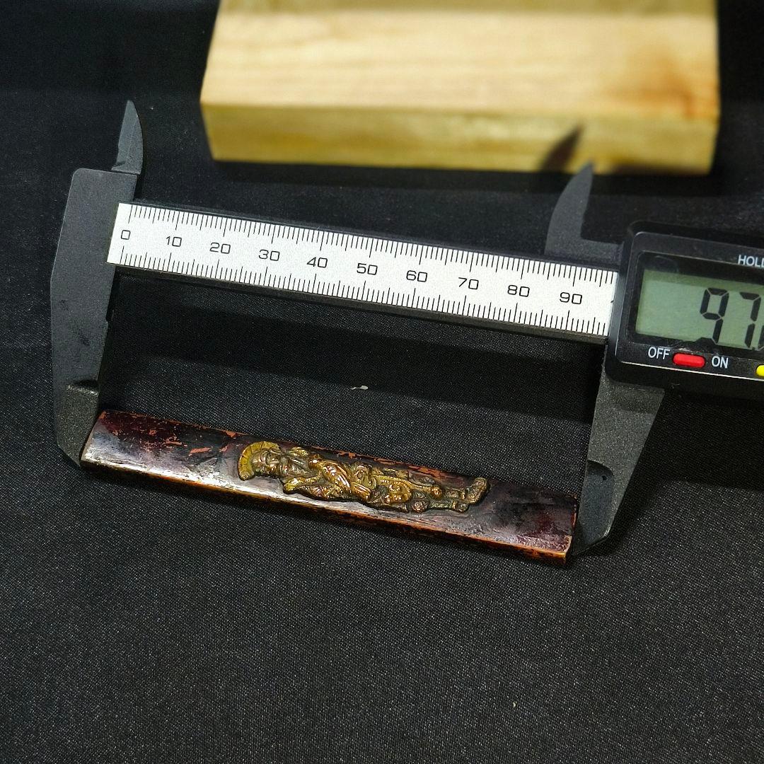 刀剣美術 小柄 南蛮人 江戸骨董 象嵌細工 古美術 蒐集家放出美品 旧家蔵出し