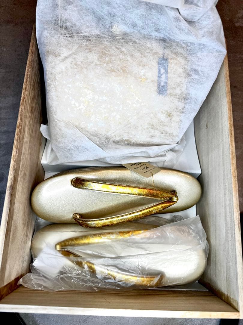 【新品】長期保管品　和装小物　草履バッグセット　卒業式　結婚式 ハンドバッグ