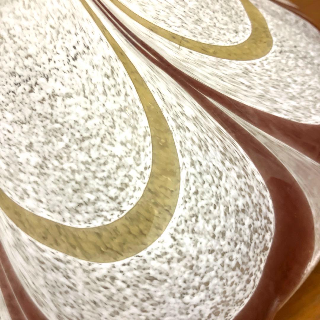 昭和レトロ　ガラス製 フラワーベース 花瓶　クラゲ　海月