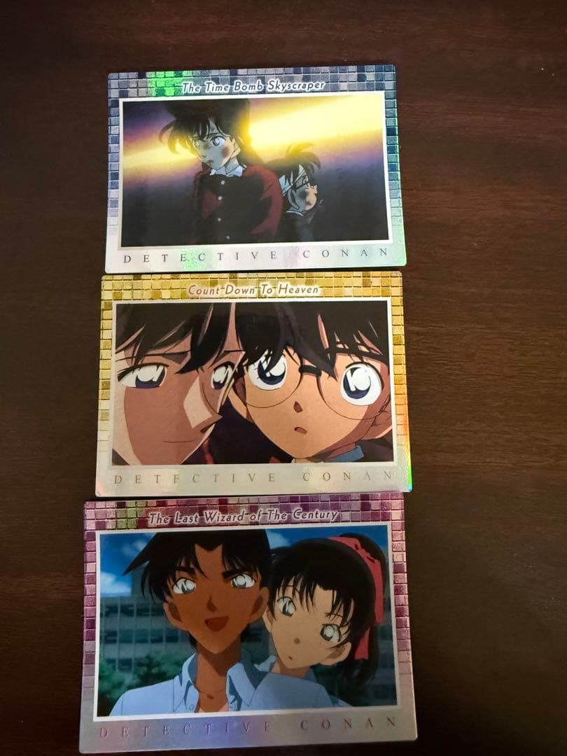 名探偵コナン 毛利蘭　江戸川コナン　服部平次　遠山和葉　トレカ　セット　アマダ